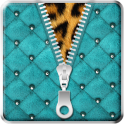 Luxury Teal Zipper Lock Screen