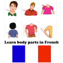 Partes del cuerpo en francés
