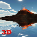 3D Volcano Live Wallpaper