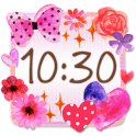 Cute Clock Widget 2 【FREE】