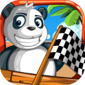 Turbo Toy Car-Panda Beach Race