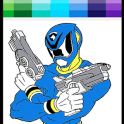 Hero Rangers Coloring book