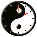 Yin Yang Clock Widget