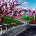 Anime Sakura Live Wallpaper: Japanese Garden Theme