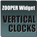 Vertical Clocks Zooper Theme