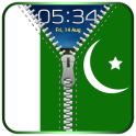 Pakistani Flag Zipper Lock