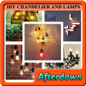 DIY Chandelier and Lamps
