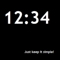 Minimalistic Clock Widget