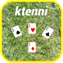 Playing card tennis (ktenni)