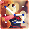 Teddy Bear Pattern Lock Screen