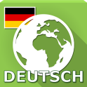 Physische Weltkarte Deutsch