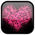 Pixel! Herz Live-Hintergrund