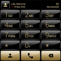 Dialer theme G Black Gold