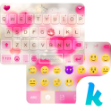 Pink Love Cloud Keyboard Theme