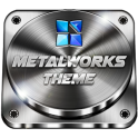Next Launcher Theme Metalworks