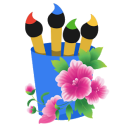 peindre des fleurs