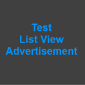 Test List View Advertisement