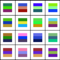 カラーゲーム/長方形
