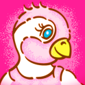 Pinkie, the pink penguin