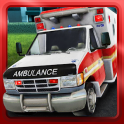 aparcamiento ambulancia 3D 3