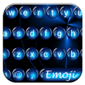 Spheres Blue Emoji Keyboard