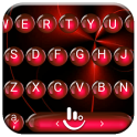 Spheres Red TouchPal Keyboard
