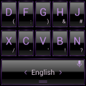 Keyboard Theme Frame Purple
