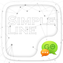 GO SMS PRO SIMPLE LINE THEME