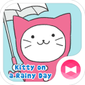 Kitty on a Rainy Day Theme