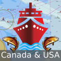 Canada:Marine Navigation Charts &Lake Fishing Maps