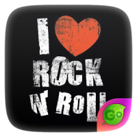 Rock N Roll GO Keyboard Theme