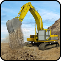 Hill Excavator Mining Truck Construction Simulator