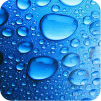 gotas de agua falsas