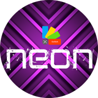 XNeon-Purple Theme for Xperia