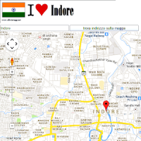 Indore map