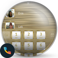 Frame White Gold Dialer Theme