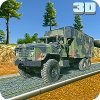 Army Truck Checkpost Drive 3D