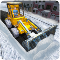 Snow Rescue Excavator Crane 3D