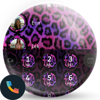 Leopard Pink Dialer & Contacts