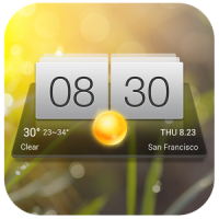 weather and clock widget.⛅