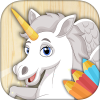 Unicorn coloring pages