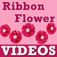 Ribbon Flower Craft Making