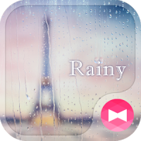 Paris wallpaper Rainy Theme