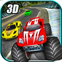 Crazy Car vs Monster Racing 3D