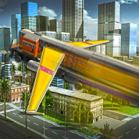 Flying Train Sim