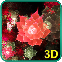 Абстрактные цветы 3D