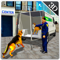 Police Dog Transport Truck Sim