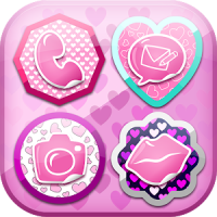 Icon Changer Pink Hearts