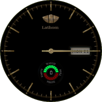 Lathom Gold Style Android Wear Watch Face