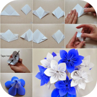 Tutoriales de flor de origami